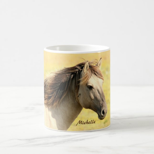 Personalized Horse Coffee Mug (Center)