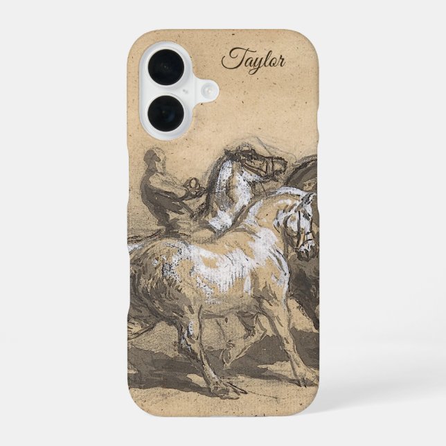 Personalized Horse Fair – Rosa Bonheur iPhone Case (Back)