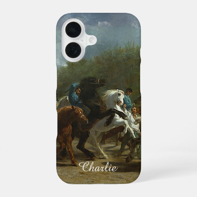 Personalized Horse Fair – Rosa Bonheur  iPhone Case (Back)