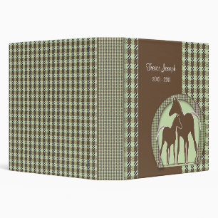 Personalized Horse Photo Album 3 Ring Binder