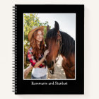 Personalized Horse Photo Black