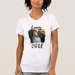 Personalized Horse Photo Equestrian T-Shirt