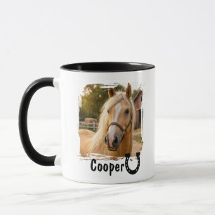 Personalized Horse Photo Mug for Horse Lovers
