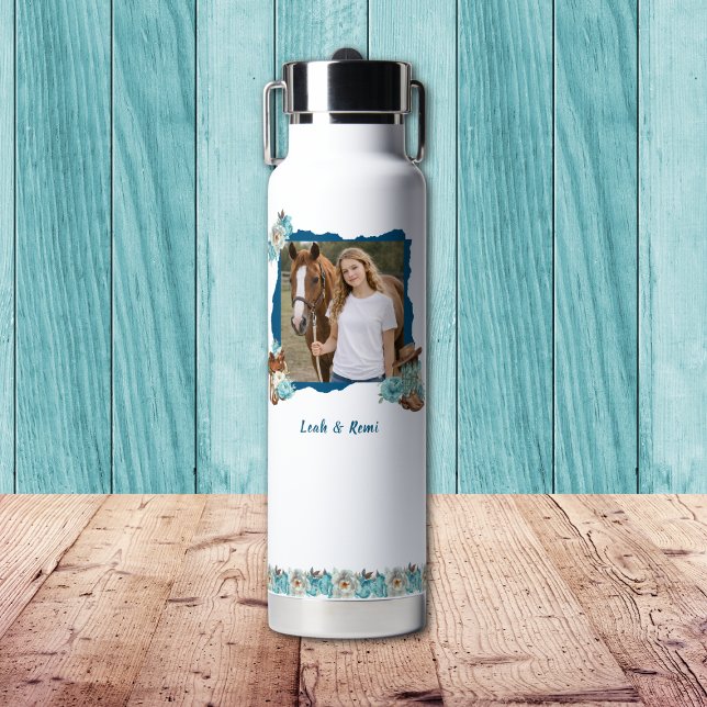 Personalized Horse Photo Water Bottle Design (Creator Uploaded)