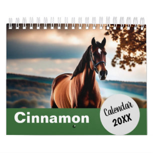 Personalized Horse Photos Year Create Your Own Calendar