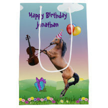 Personalized Horse Playing The Violin Birthday 