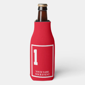Personalized Horse Racing Saddle Blanket  Bottle Cooler