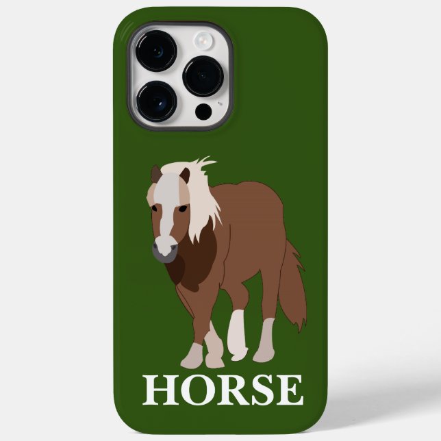 Personalized Horse Rider Lover  Case-Mate iPhone Case (Back)
