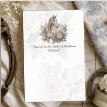 Personalized Horse Stationery