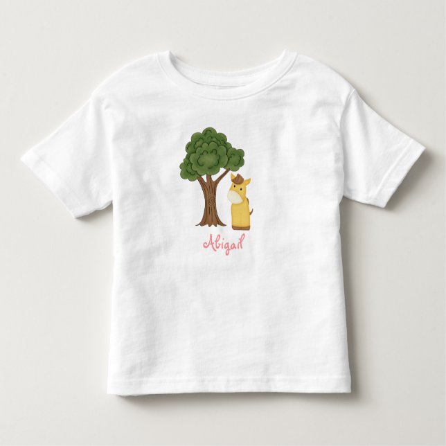 Personalized Horse T-Shirt for Girls (Front)