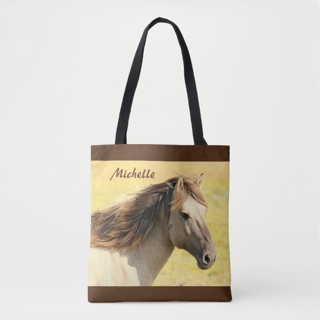 Personalized Horse Tote Bag (Front)