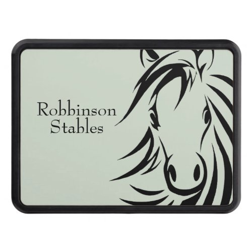 Personalized Horse Trailer Hitch Cover