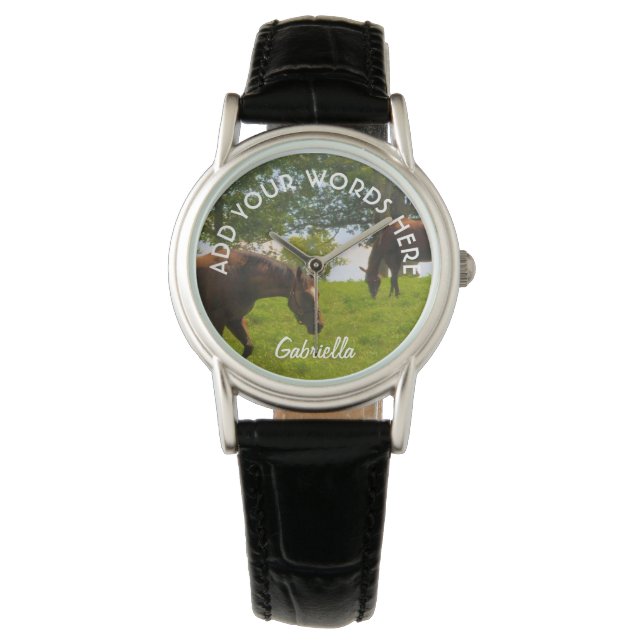Personalized Horse Watch (Front)