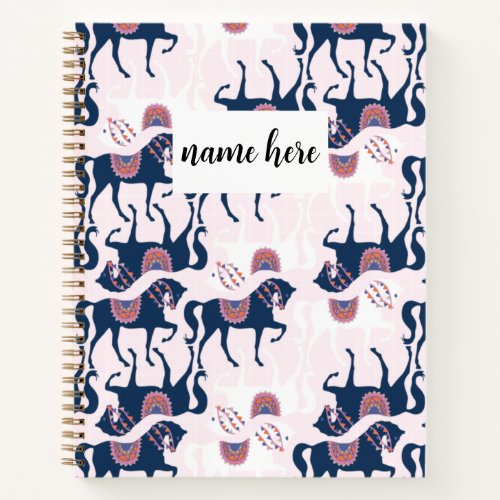 Personalized Horses Notebook