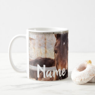 Personalized Horses Ranch Farm Design Coffee Mug