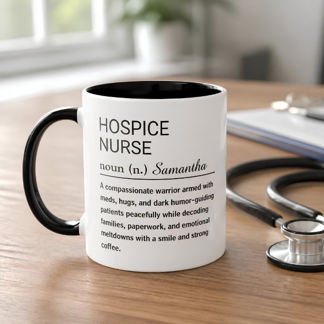 Personalized Hospice Nurse Definition  Coffee Mug (Creator Uploaded)