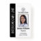 Personalized Hospital Employee Logo Photo Black ID