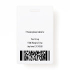 Personalized Hospital Employee Logo & Photo ID