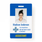 Personalized Hospital Employee Logo & Photo ID