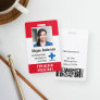 Personalized Hospital Employee Logo & Photo ID Badge