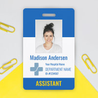 Personalized Hospital Employee Logo & Photo ID