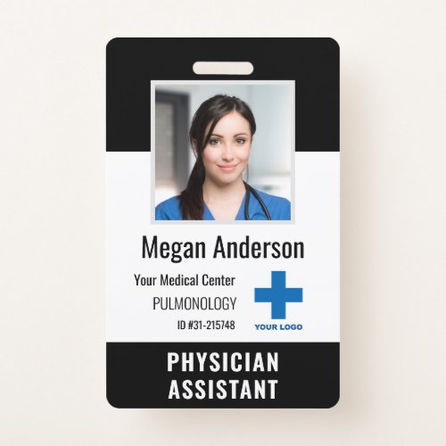 Personalized Hospital Employee Logo & Photo ID Badge