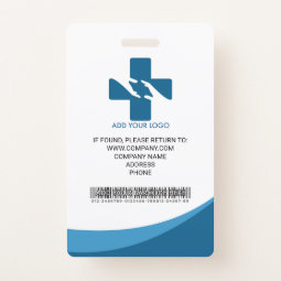 Personalized Hospital Employee Photo ID Badge | Zazzle