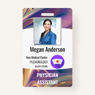 Personalized Hospital Employee Photo ID Badge
