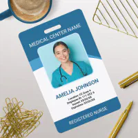 Funny ID Badge Reel  Registered Nurse, Student Nurse, Badge