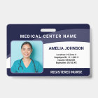 Personalized Hospital Employee Photo ID Badge