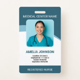 Personalized Hospital Employee Photo ID Badge
