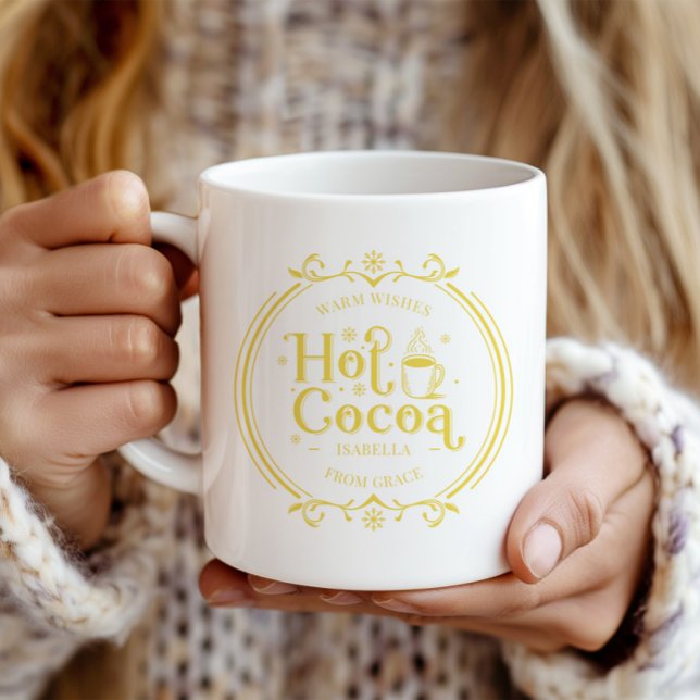 Personalized "Hot Cocoa" Chrismas Classic  Coffee Mug (Personalized "Hot Cocoa" Chrismas Classic Coffee Mug)