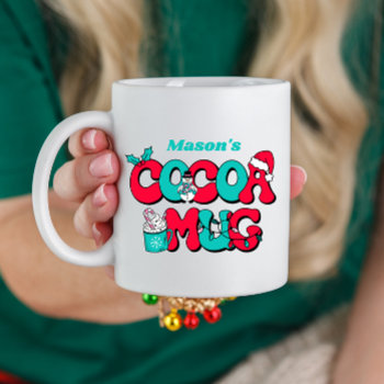 Personalized Hot Cocoa Mug For Kids by TrendItCo at Zazzle
