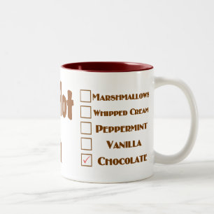 Personalized hot cocoa mugs for mom.
