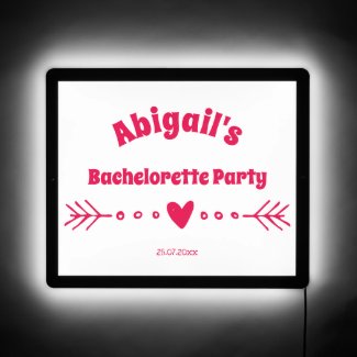 Personalized Hot Pink Bachelorette / Bridal Party 