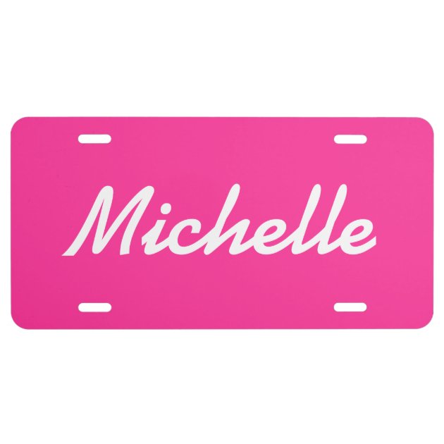 mini personalized name license plates