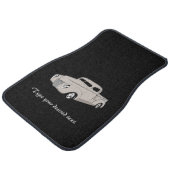 Personalized Hot rod floor mat | Zazzle