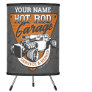 Personalized Hot Rod Garage Roadster Repair Shop  Tripod Lamp