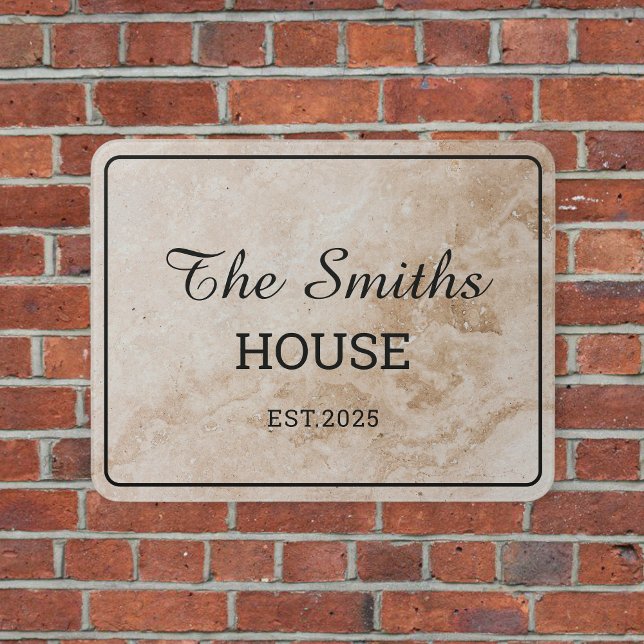 Personalized House Name Plaque Door Sign (Creator Uploaded)