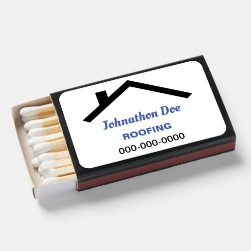 Personalized House Roof Matchboxes