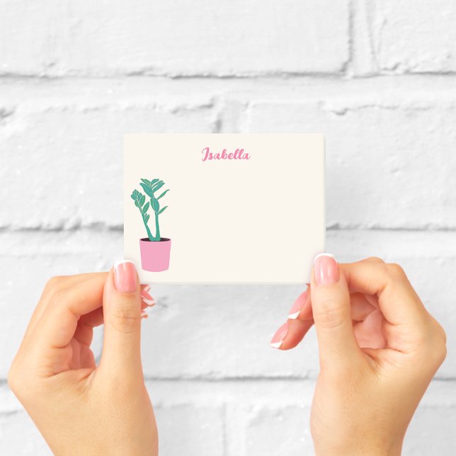 Personalized Houseplant Sticky Notes (Creator Uploaded)