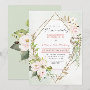 Personalized Housewarming and Birthday Invitation