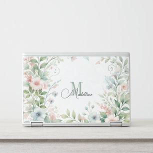 Personalized HP Laptop Skin with Wild Small Flower
