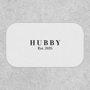 personalized hubby anniversary gift T-Shirt Patch