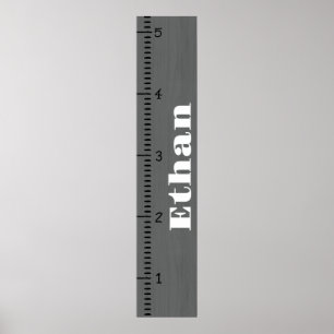 Personalized Human Growth Chart Ruler   Printable