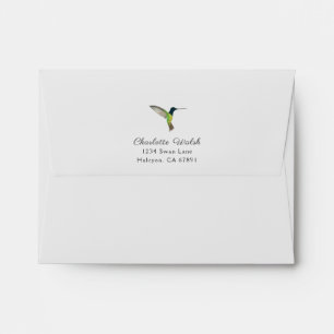 Personalized Hummingbird Envelope