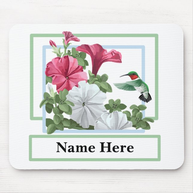 Personalized Hummingbird Mouspads Mouse Pad (Front)