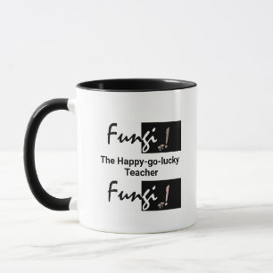 Personalized Humorous Fungi Pun Typography for Men Mug