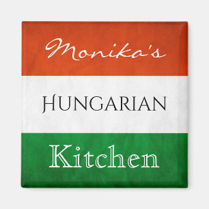 Personalized Hungarian Kitchen Magnet