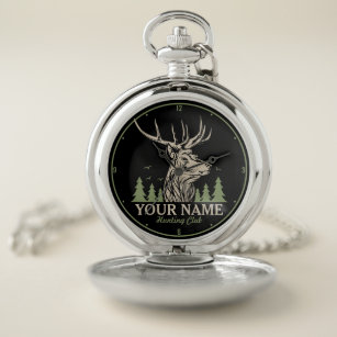 Whitetail deer 2024 pocket watch